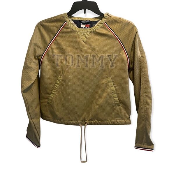 Tommy Hilfiger Y2K Vintage millennium pullover shirt jacket mesh 90’s medium M - Picture 1 of 12